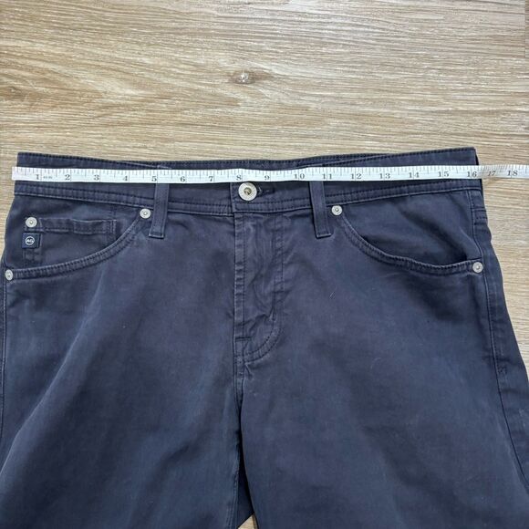 AG Pants Mens Size 30x27 The Protege Straight Leg Blue Adriano Goldschmied - Picture 6 of 7